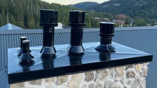 Custom Stainless Steel Chimney Cap - Livingston