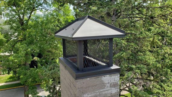 copper chimney cap